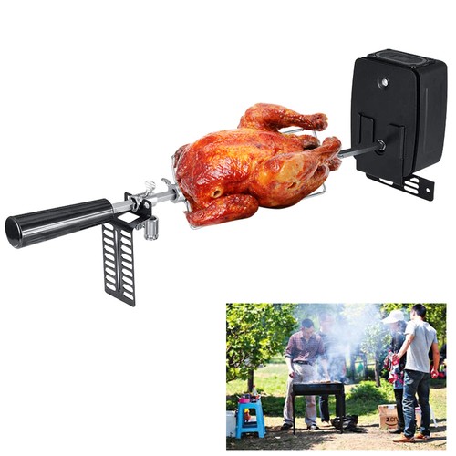 Grillspieß set mit motor - grillspieß-set,