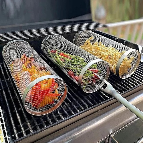 Grillkorb rund bbq - grillkorb,