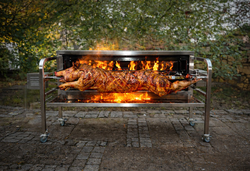 Xxl drehspießgrill 138cm für - 138cm,