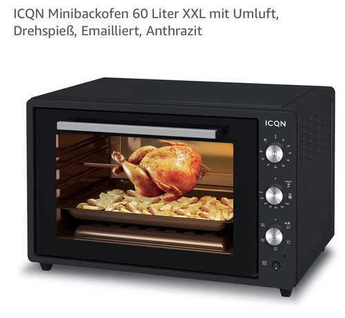 Minibackofen icqn liter xxl - liter,